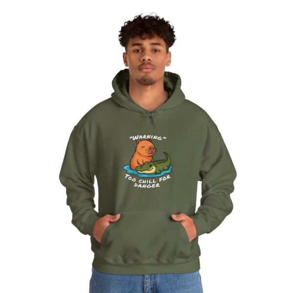 Unisex Heavy Blend™ Hooded Sweatshirt with Cute Capybara Design – Warm and Stylish Hoodie