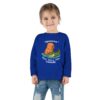 Toddler Long Sleeve Tee with Adorable Capybara Design – Soft, Warm, and Fun for Everyday Wear