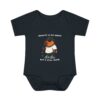 Infant Baby Rib Bodysuit with Cute Capybara Design – Soft, Comfortable, and Perfect for Your Little One