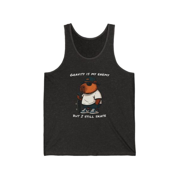 Unisex Jersey Tank Top with Cute Capybara Design – Perfect for Summer Style