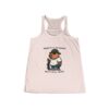 Womens Flowy Racerback Tank with Adorable Capybara Design – Lightweight, Stylish, and Fun for Summer