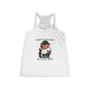 Womens Flowy Racerback Tank with Adorable Capybara Design – Lightweight, Stylish, and Fun for Summer