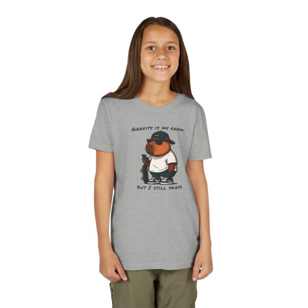 Youth Short Sleeve Tee with Cute Capybara Design – Soft, Fun, and Perfect for Everyday Wear