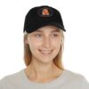 13175455878597974560_2048.jpeg Dad Hat with Leather Patch (Round) - Capybara design