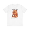 Unisex Jersey Short Sleeve Tee with Adorable Capybara Design – Soft and Stylish T-Shirt