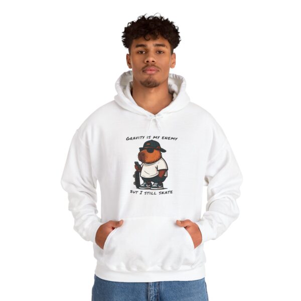 Unisex Heavy Blend™ Hooded Sweatshirt with Cute Capybara Design – Warm and Stylish Hoodie