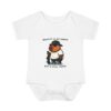 Infant Baby Rib Bodysuit with Cute Capybara Design – Soft, Comfortable, and Perfect for Your Little One