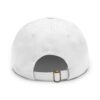Dad Hat with Leather Patch (Rectangle) - Capybara design