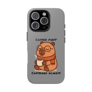 Tough Phone Case with Capybara Design – Durable Protection with Adorable Style