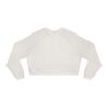 Women's Cropped Fleece Pullover with Cute Capybara Design – Cozy, Trendy, and Fun