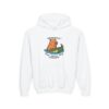Youth Heavy Blend Hooded Sweatshirt with Cute Capybara Design – Warm, Cozy, and Perfect for Kids