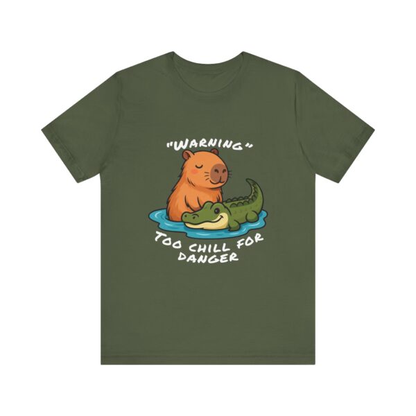 Unisex Jersey Short Sleeve Tee with Adorable Capybara Design – Soft and Stylish T-Shirt