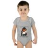 Infant Baby Rib Bodysuit with Cute Capybara Design – Soft, Comfortable, and Perfect for Your Little One