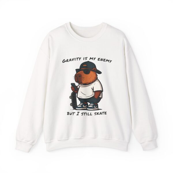 Unisex Heavy Blend™ Crewneck Sweatshirt with Cute Capybara Design – Embrace Comfort Every Day