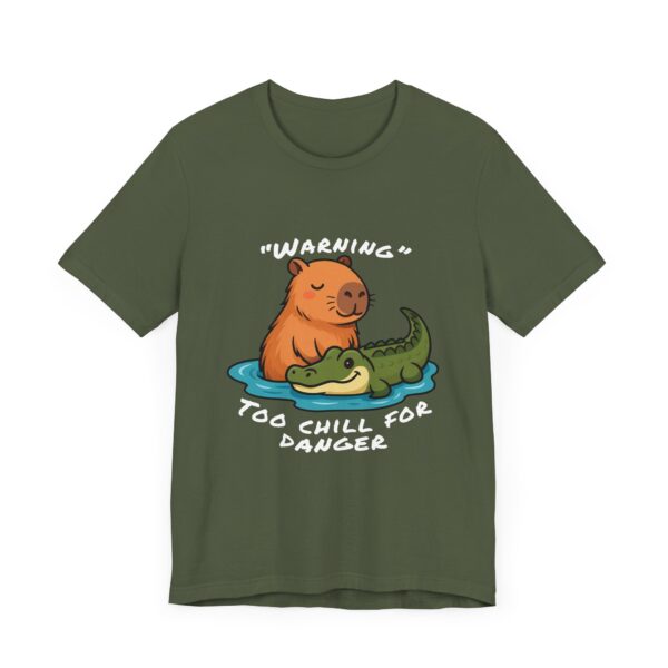 Unisex Jersey Short Sleeve Tee with Adorable Capybara Design – Soft and Stylish T-Shirt