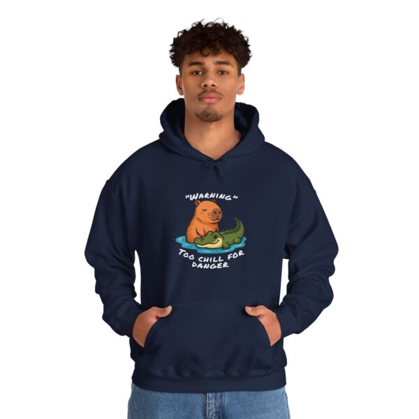 Unisex Heavy Blend™ Hooded Sweatshirt with Cute Capybara Design – Warm and Stylish Hoodie