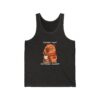 Unisex Jersey Tank Top with Cute Capybara Design – Perfect for Summer Style