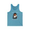 Unisex Jersey Tank Top with Cute Capybara Design – Perfect for Summer Style