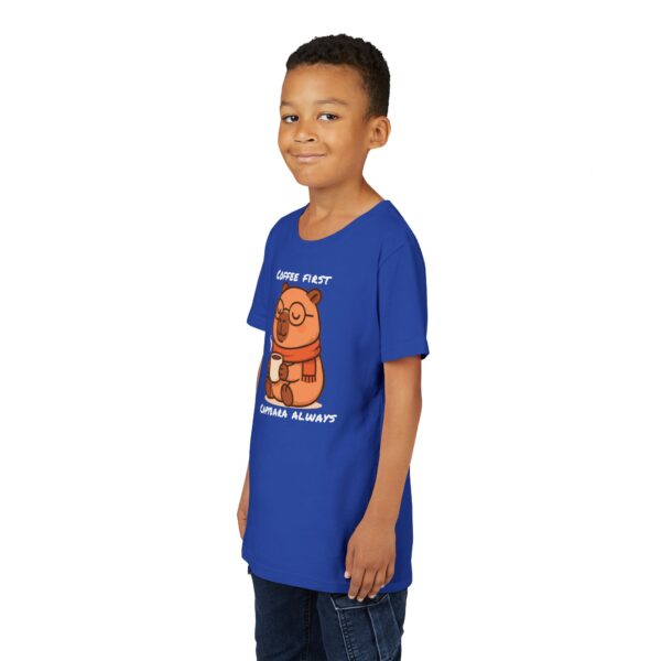 Youth Short Sleeve Tee with Cute Capybara Design – Soft, Fun, and Perfect for Everyday Wear