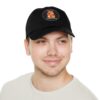 1440360079692942092_2048.jpeg Dad Hat with Leather Patch (Round) - Capybara design