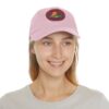14544417357112367145_2048.jpeg Dad Hat with Leather Patch (Round) - Capybara design