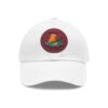 14572291225541400251_2048.jpeg Dad Hat with Leather Patch (Round) - Capybara design