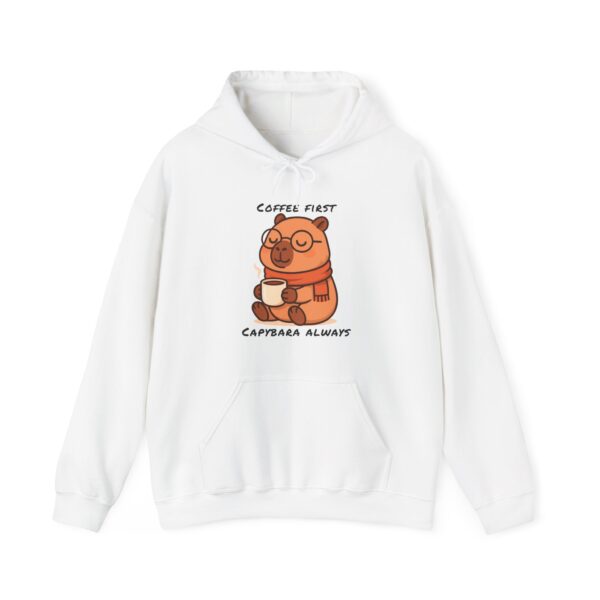 Unisex Heavy Blend™ Hooded Sweatshirt with Cute Capybara Design – Warm and Stylish Hoodie