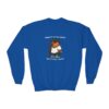 Youth Crewneck Sweatshirt with Adorable Capybara Design – Cozy and Fun for Everyday Wear