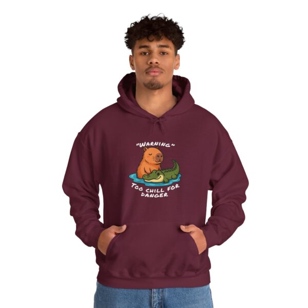 Unisex Heavy Blend™ Hooded Sweatshirt with Cute Capybara Design – Warm and Stylish Hoodie