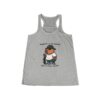 Womens Flowy Racerback Tank with Adorable Capybara Design – Lightweight, Stylish, and Fun for Summer