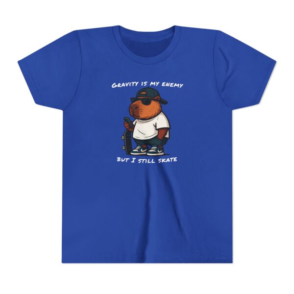 Youth Short Sleeve Tee with Cute Capybara Design – Soft, Fun, and Perfect for Everyday Wear