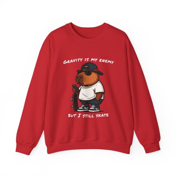 Unisex Heavy Blend™ Crewneck Sweatshirt with Cute Capybara Design – Embrace Comfort Every Day