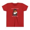 Youth Short Sleeve Tee with Cute Capybara Design – Soft, Fun, and Perfect for Everyday Wear