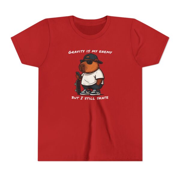 Youth Short Sleeve Tee with Cute Capybara Design – Soft, Fun, and Perfect for Everyday Wear