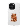 Tough Phone Case with Capybara Design – Durable Protection with Adorable Style
