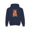 Youth Heavy Blend Hooded Sweatshirt with Cute Capybara Design – Warm, Cozy, and Perfect for Kids