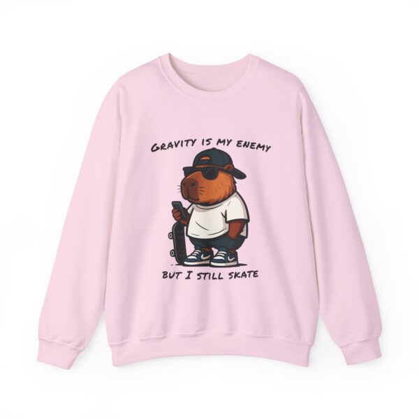 Unisex Heavy Blend™ Crewneck Sweatshirt with Cute Capybara Design – Embrace Comfort Every Day