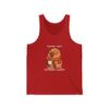 Unisex Jersey Tank Top with Cute Capybara Design – Perfect for Summer Style
