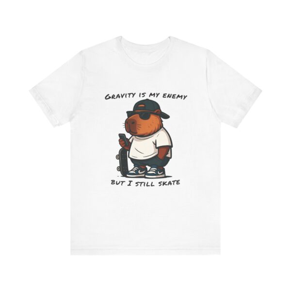 Unisex Jersey Short Sleeve Tee with Adorable Capybara Design – Soft and Stylish T-Shirt