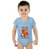 Infant Baby Rib Bodysuit with Cute Capybara Design – Soft, Comfortable, and Perfect for Your Little One
