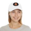 15287461621689961735_2048.jpeg Dad Hat with Leather Patch (Round) - Capybara design