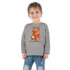 Toddler Long Sleeve Tee with Adorable Capybara Design – Soft, Warm, and Fun for Everyday Wear