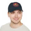 15878287771264834536_2048.jpeg Dad Hat with Leather Patch (Round) - Capybara design