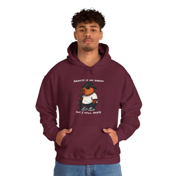 Unisex Heavy Blend™ Hooded Sweatshirt with Cute Capybara Design – Warm and Stylish Hoodie