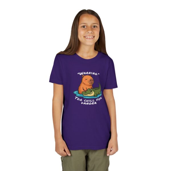 Youth Short Sleeve Tee with Cute Capybara Design – Soft, Fun, and Perfect for Everyday Wear