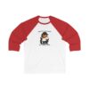 Unisex 3/4 Sleeve Baseball Tee with Adorable Capybara Design – Perfect Casual Wear
