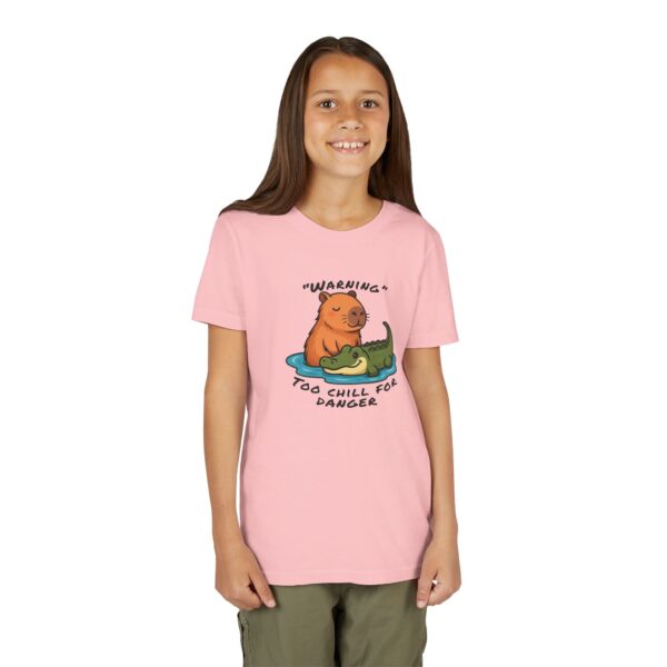 Youth Short Sleeve Tee with Cute Capybara Design – Soft, Fun, and Perfect for Everyday Wear
