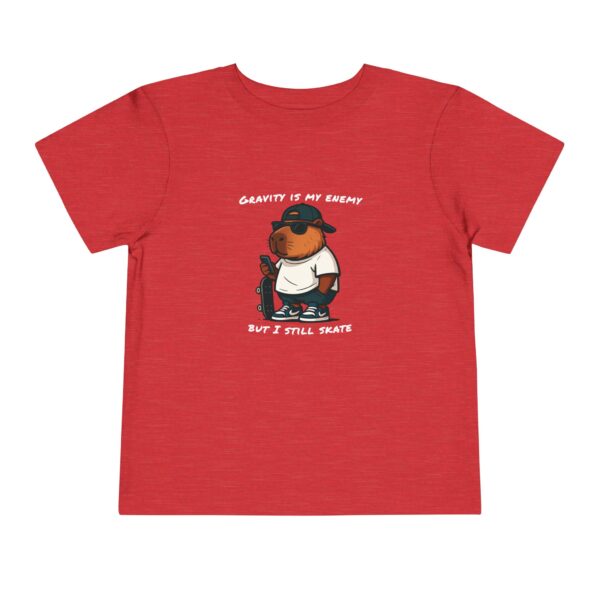 Toddler Short Sleeve Tee with Adorable Capybara Design – Soft, Fun, and Perfect for Everyday Play