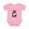Infant Baby Rib Bodysuit with Cute Capybara Design – Soft, Comfortable, and Perfect for Your Little One