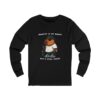Unisex Jersey Long Sleeve Tee with Unique Capybara Design – Comfortable and Stylish Top